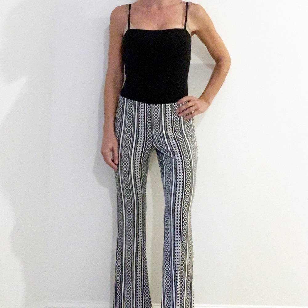 Express High Waisted Stretch Flare Pant